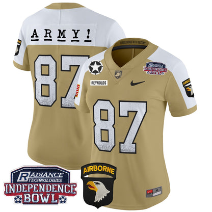 Women's Army Black Knights Independence Bowl Patch 2024 Vapor Limited Jersey - All Stitched