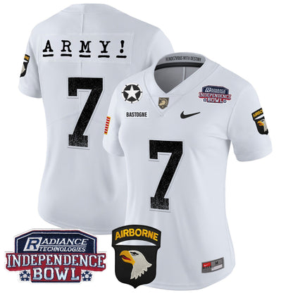 Women's Army Black Knights Independence Bowl Patch 2024 Vapor Limited Jersey - All Stitched