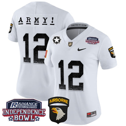 Women's Army Black Knights Independence Bowl Patch 2024 Vapor Limited Jersey - All Stitched