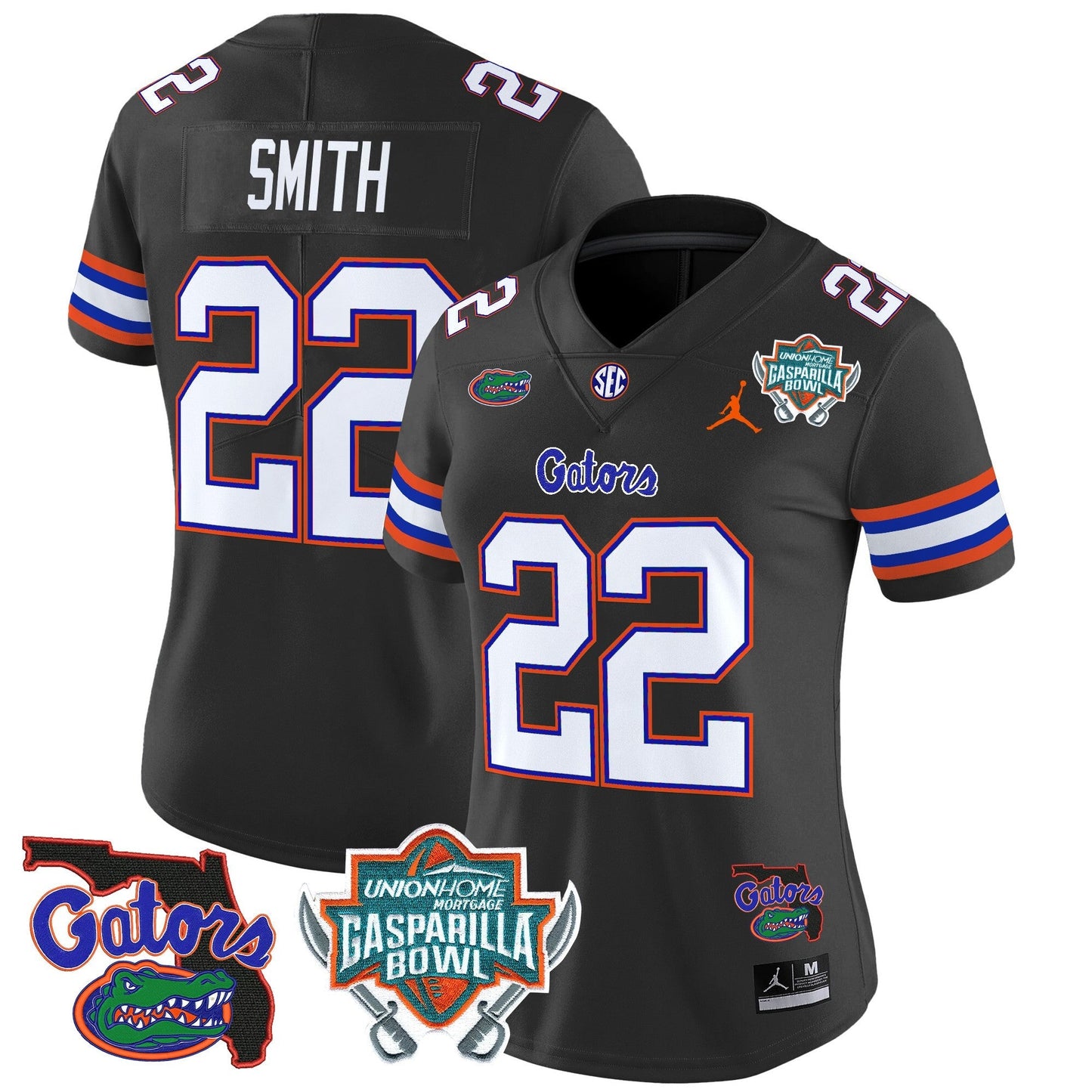 Women's UF 2025 Gasparilla Bowl Patch Vapor Limited Jersey - All Stitched