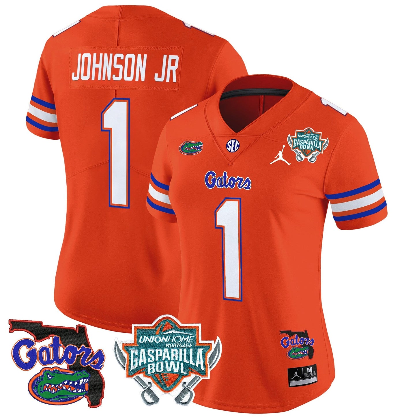 Women's UF 2025 Gasparilla Bowl Patch Vapor Limited Jersey - All Stitched