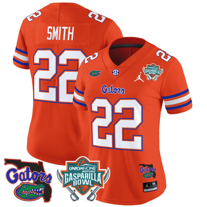 Women's UF 2025 Gasparilla Bowl Patch Vapor Limited Jersey - All Stitched