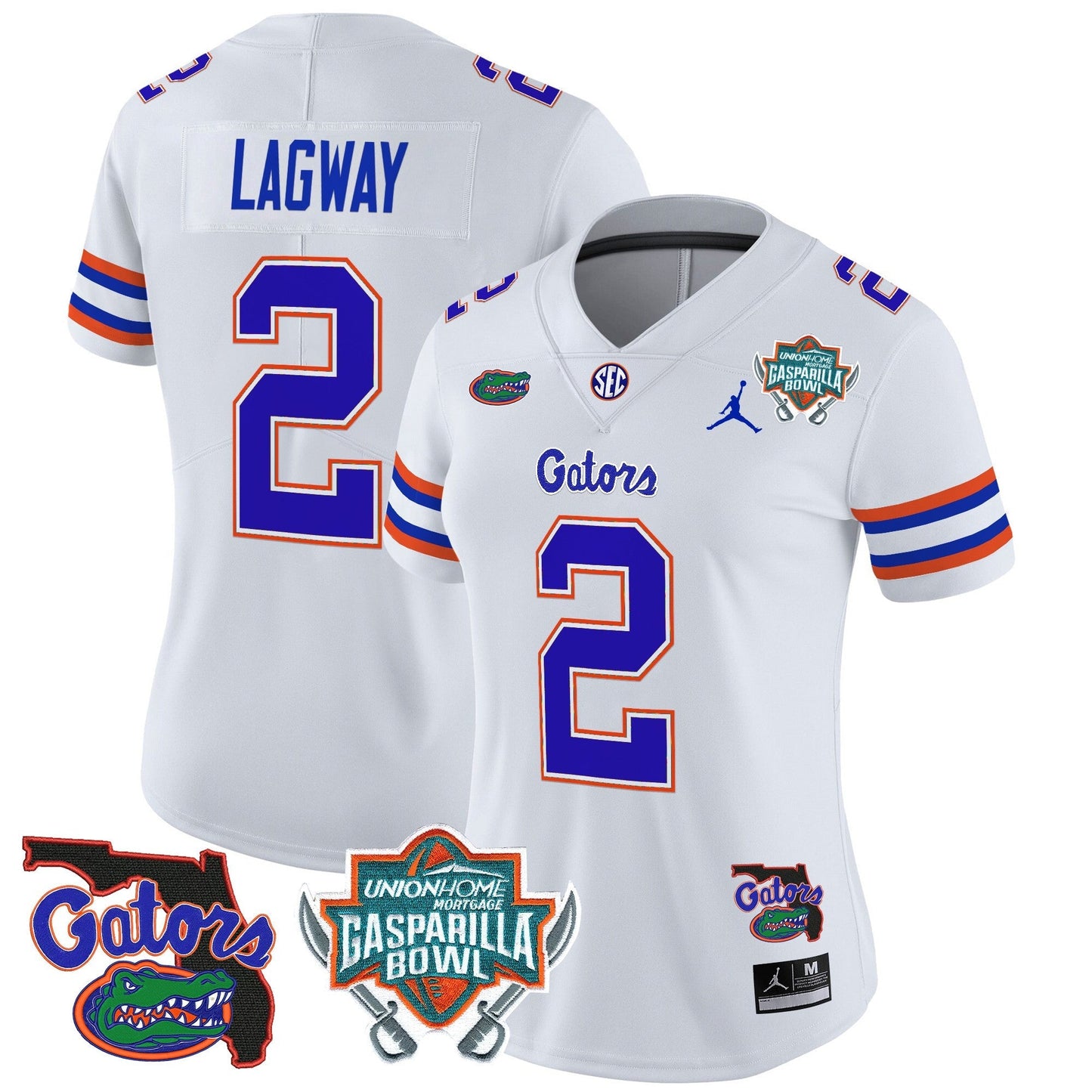 Women's UF 2025 Gasparilla Bowl Patch Vapor Limited Jersey - All Stitched
