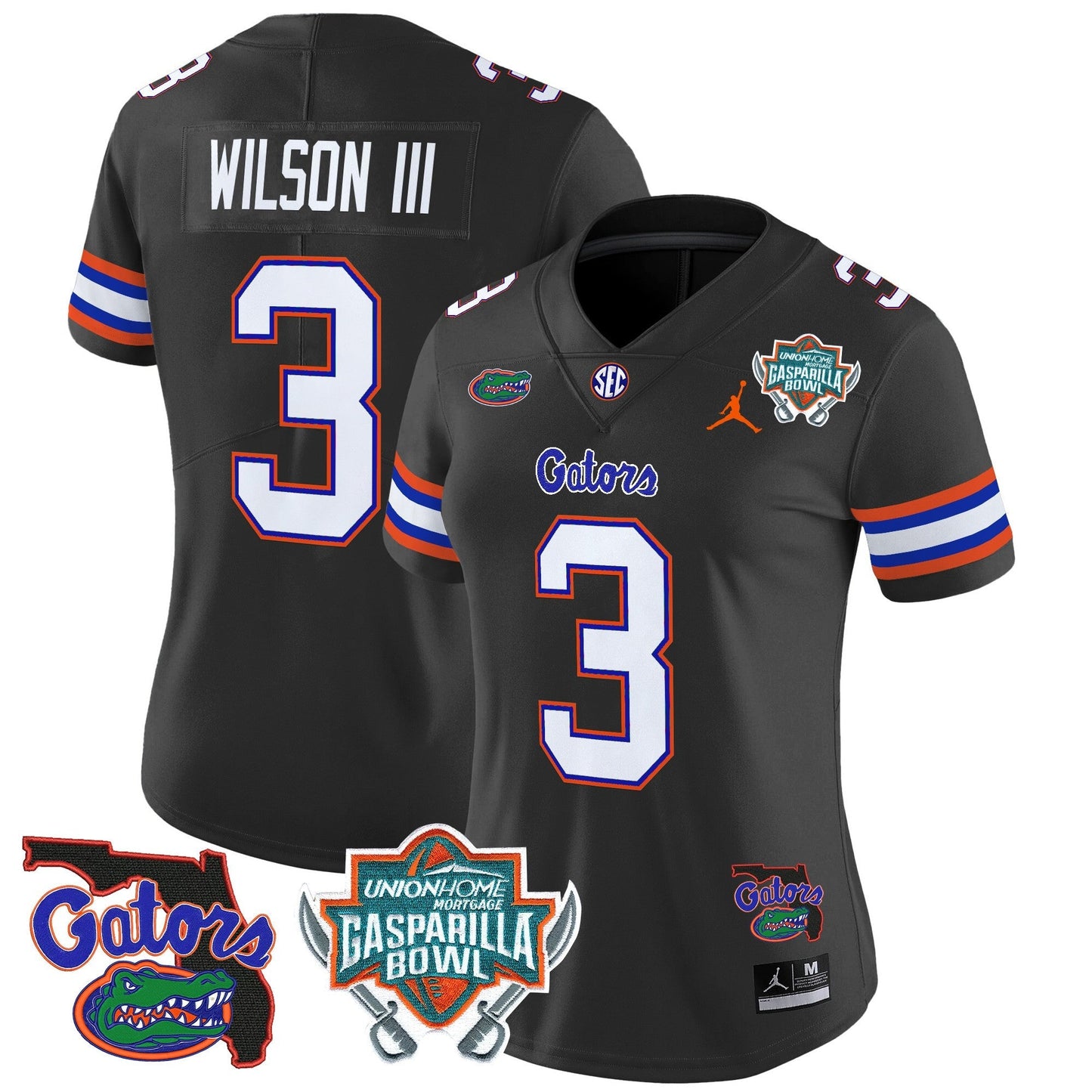 Women's UF 2025 Gasparilla Bowl Patch Vapor Limited Jersey - All Stitched