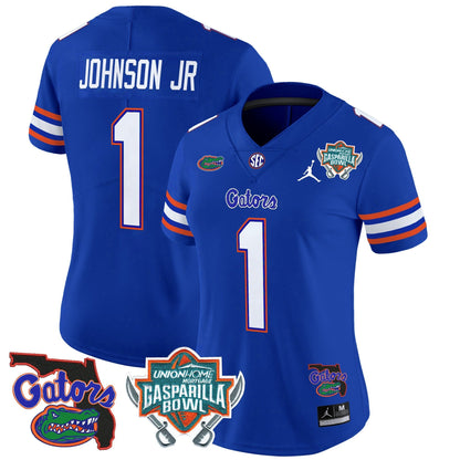Women's UF 2025 Gasparilla Bowl Patch Vapor Limited Jersey - All Stitched