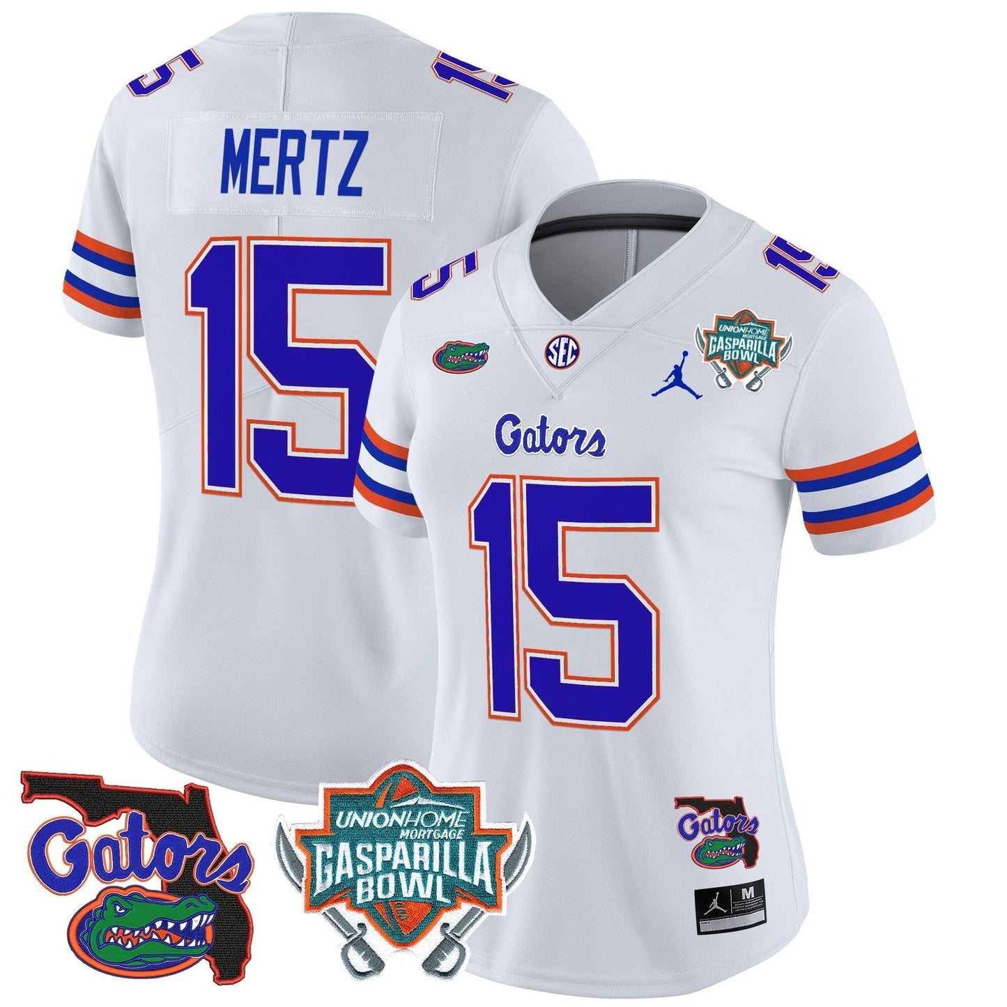 Women's UF 2025 Gasparilla Bowl Patch Vapor Limited Jersey - All Stitched