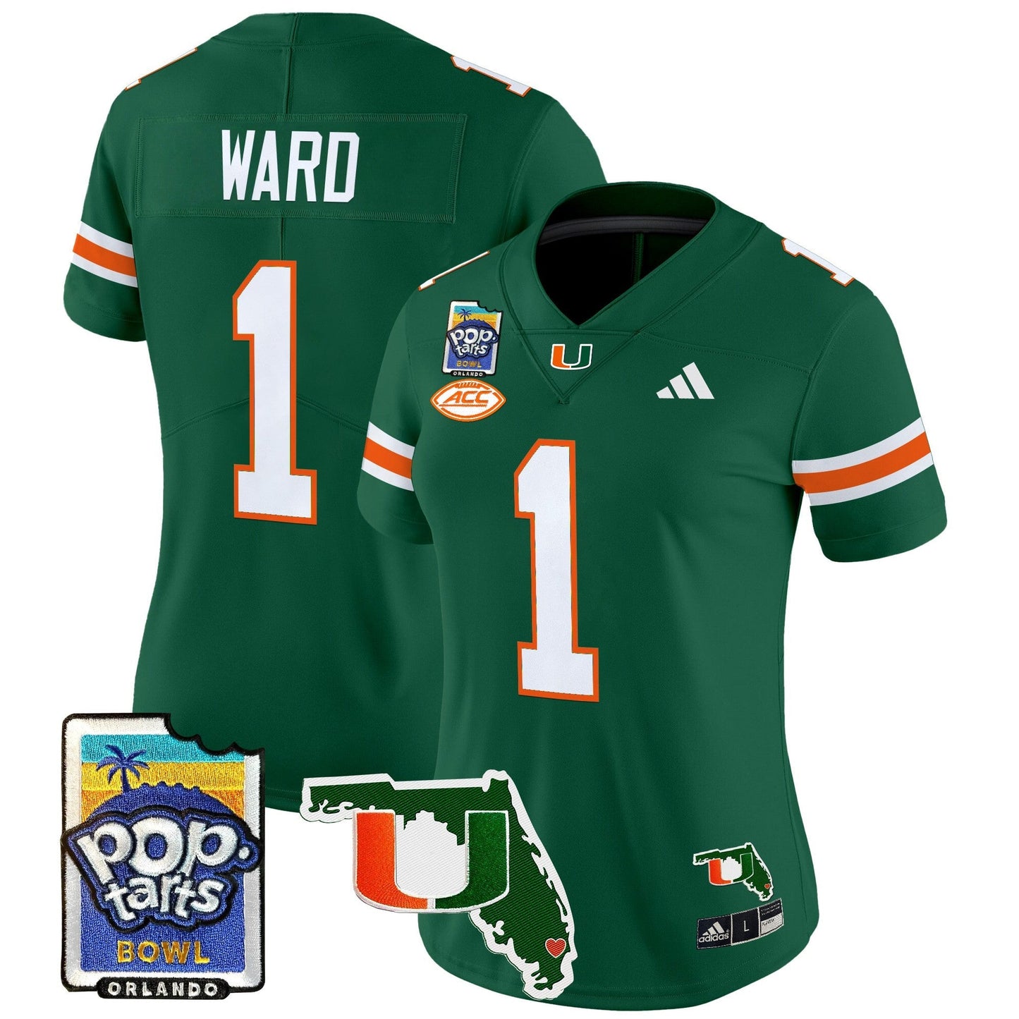 Women's MIA 2025 PopTarts Bowl Patch Vapor Limited Jersey - All Stitched