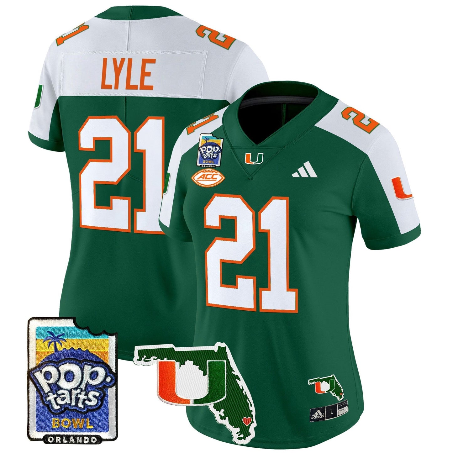 Women's MIA 2025 PopTarts Bowl Patch Vapor Limited Jersey - All Stitched