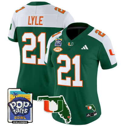 Women's MIA 2025 PopTarts Bowl Patch Vapor Limited Jersey - All Stitched