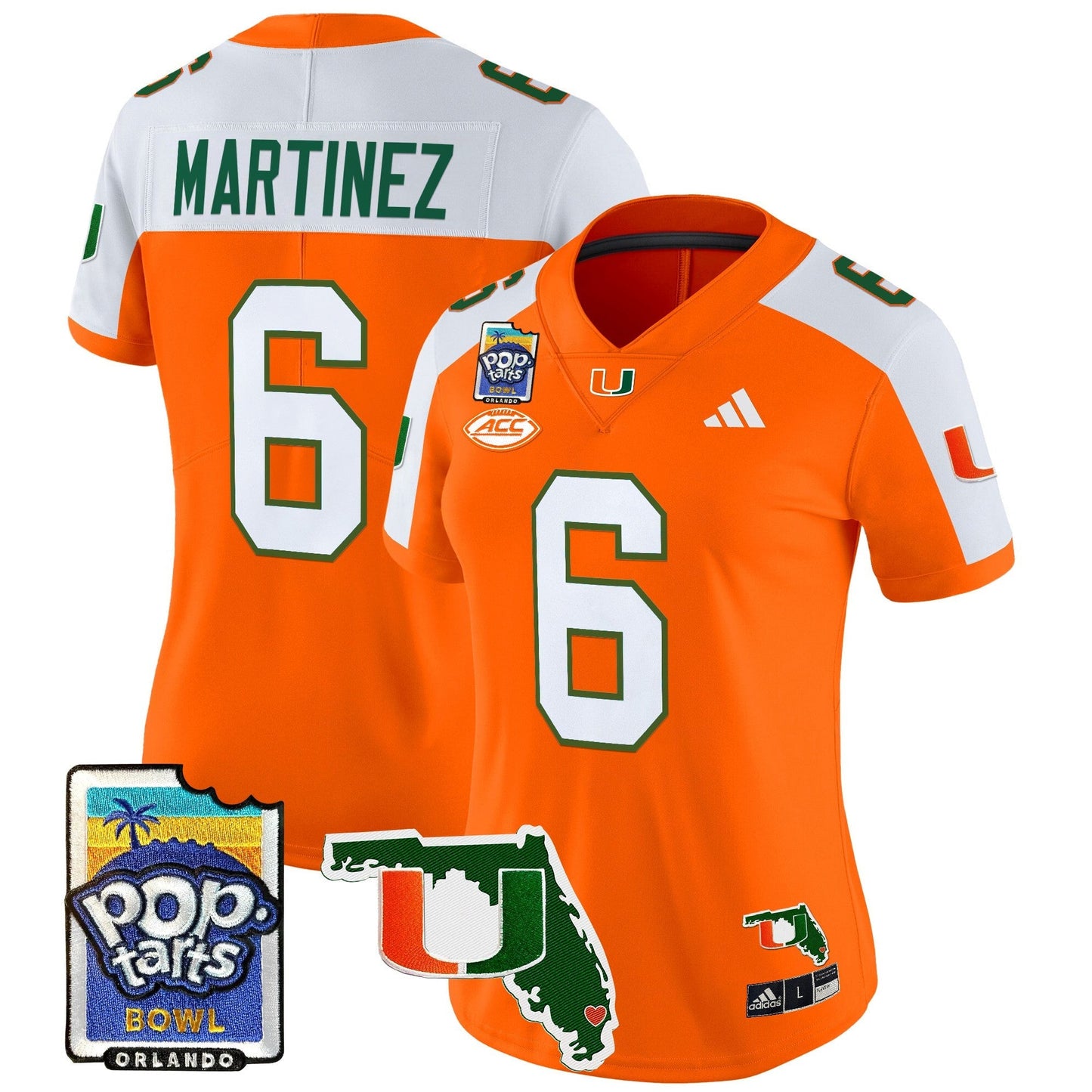 Women's MIA 2025 PopTarts Bowl Patch Vapor Limited Jersey - All Stitched