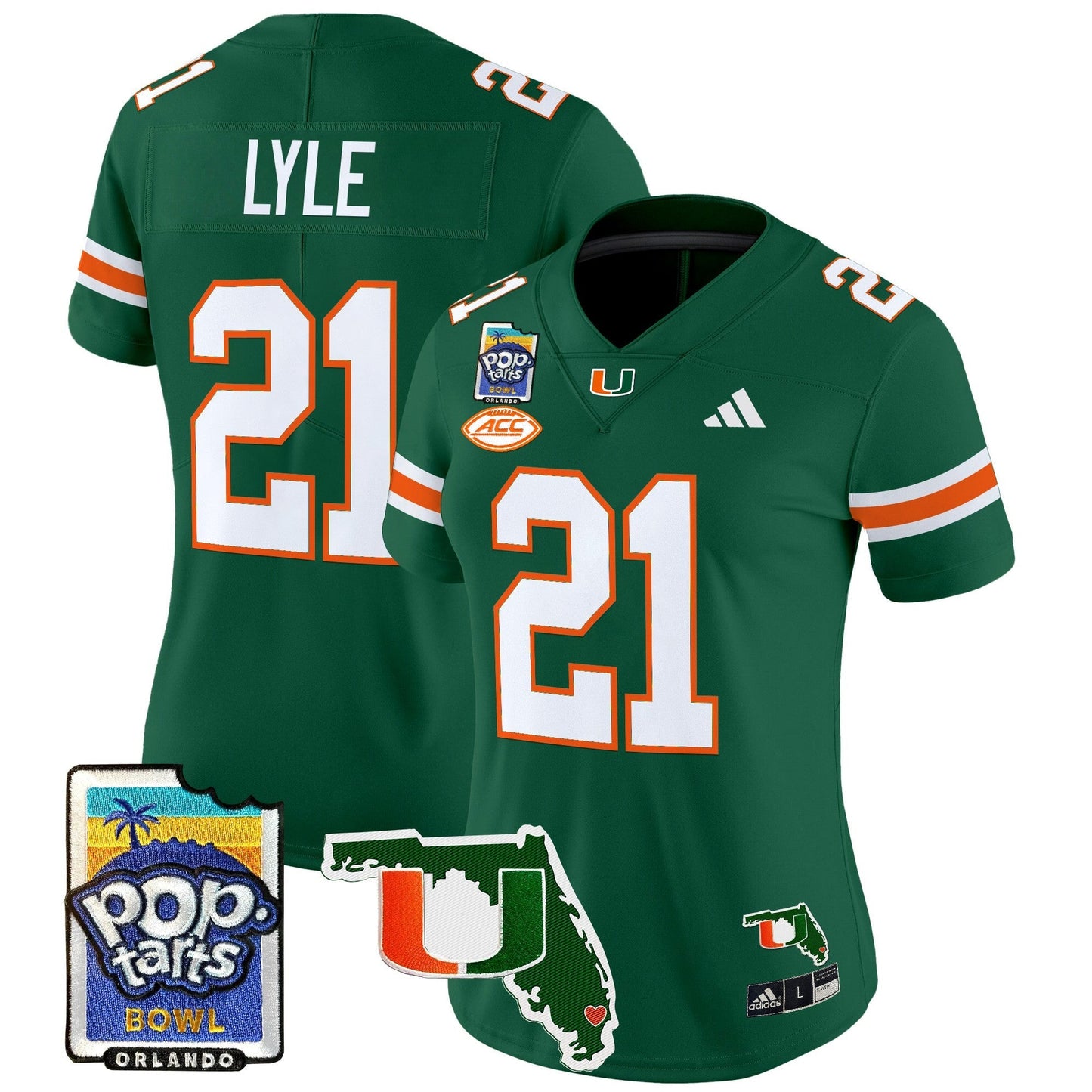 Women's MIA 2025 PopTarts Bowl Patch Vapor Limited Jersey - All Stitched