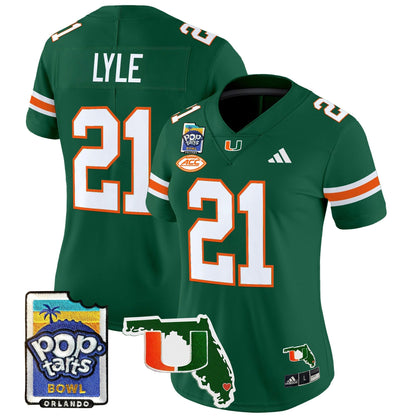 Women's MIA 2025 PopTarts Bowl Patch Vapor Limited Jersey - All Stitched