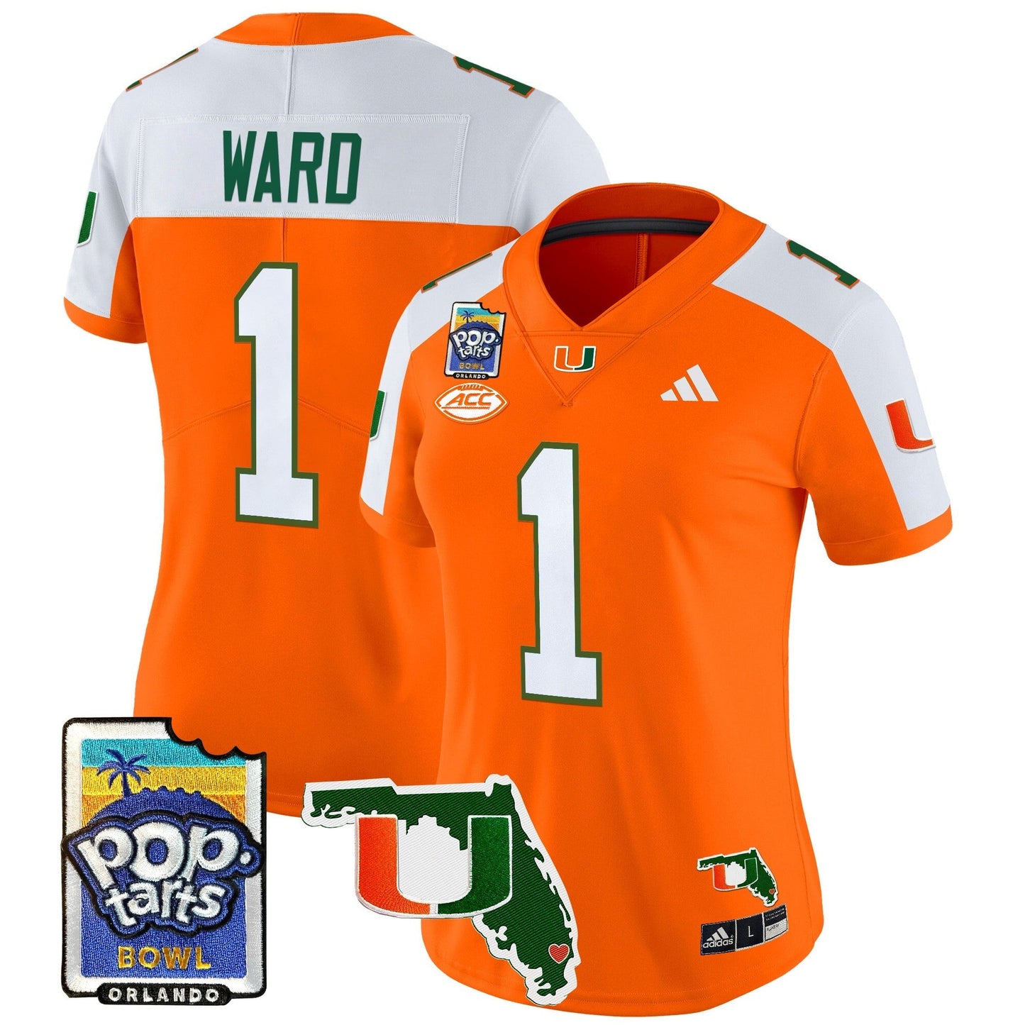 Women's MIA 2025 PopTarts Bowl Patch Vapor Limited Jersey - All Stitched