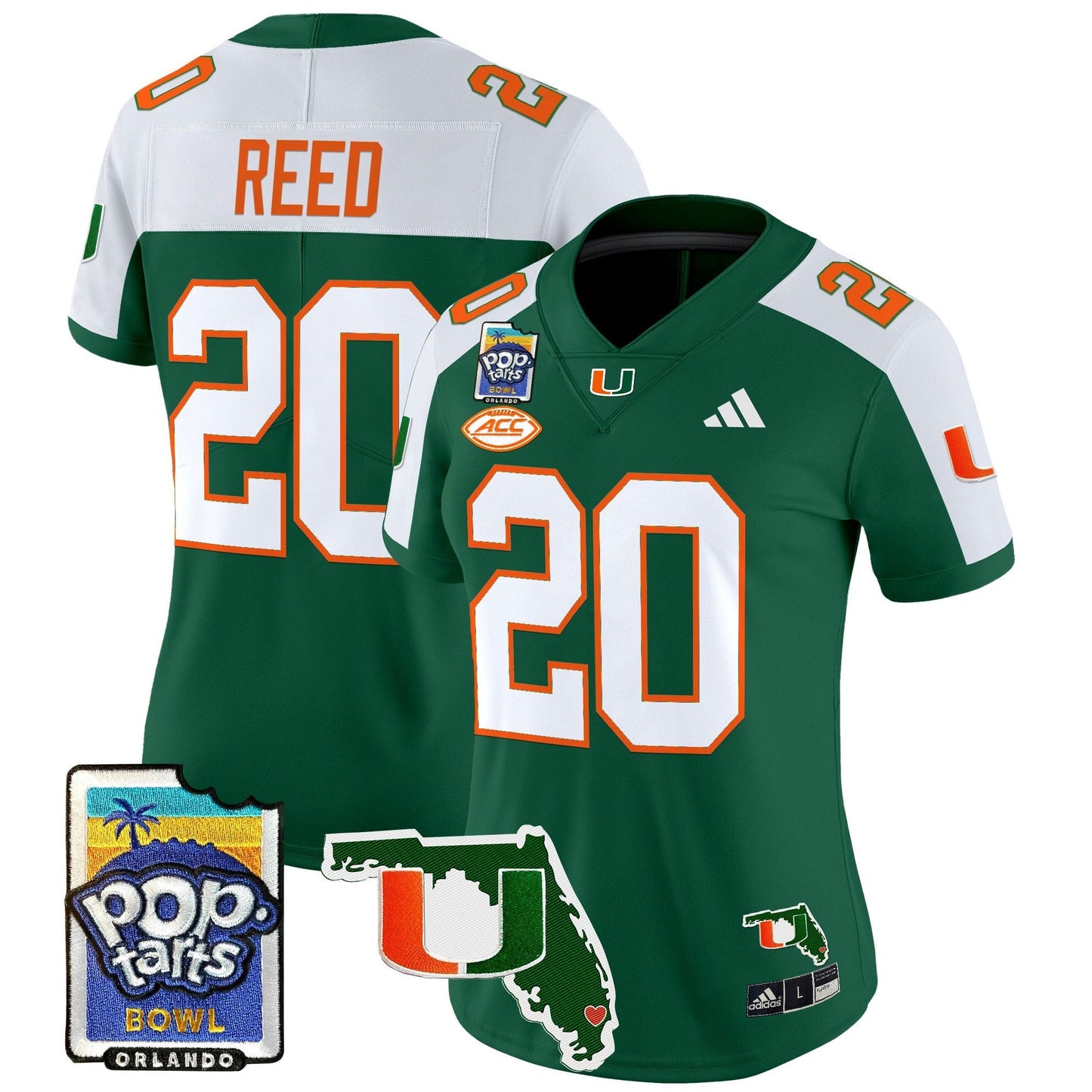 Women's MIA 2025 PopTarts Bowl Patch Vapor Limited Jersey - All Stitched