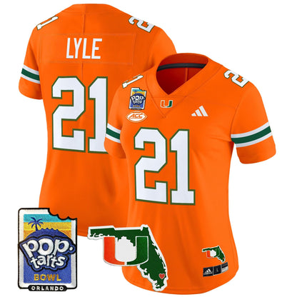 Women's MIA 2025 PopTarts Bowl Patch Vapor Limited Jersey - All Stitched