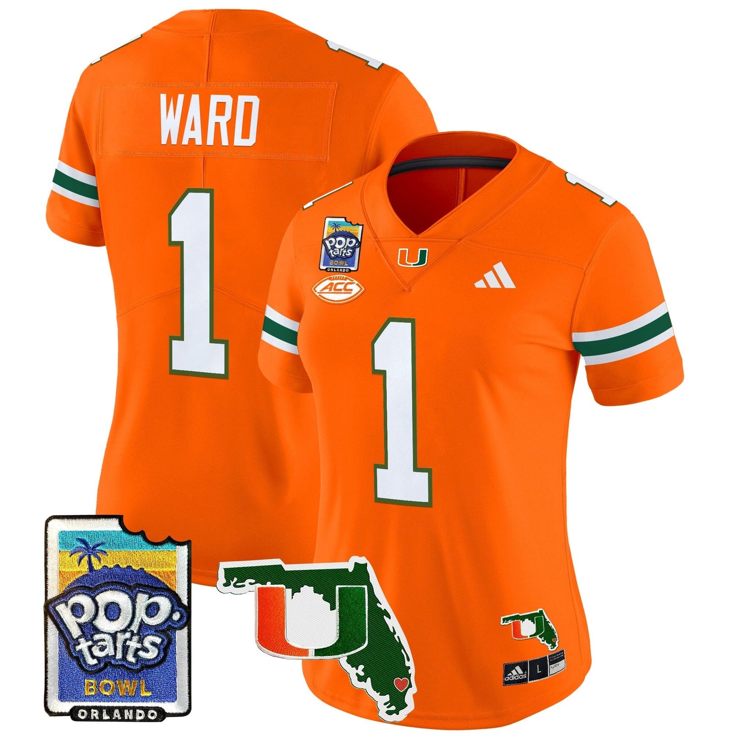 Women's MIA 2025 PopTarts Bowl Patch Vapor Limited Jersey - All Stitched