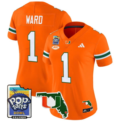 Women's MIA 2025 PopTarts Bowl Patch Vapor Limited Jersey - All Stitched