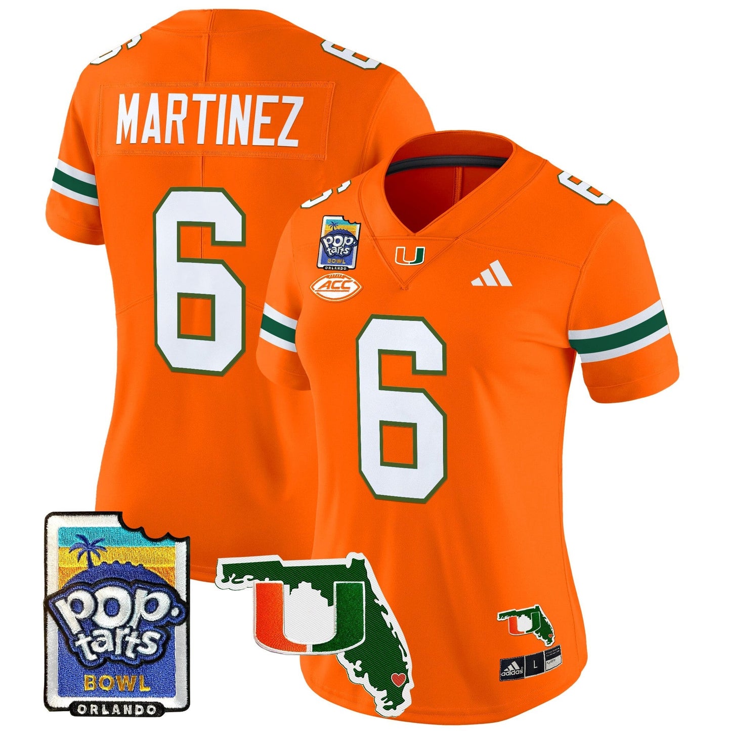 Women's MIA 2025 PopTarts Bowl Patch Vapor Limited Jersey - All Stitched