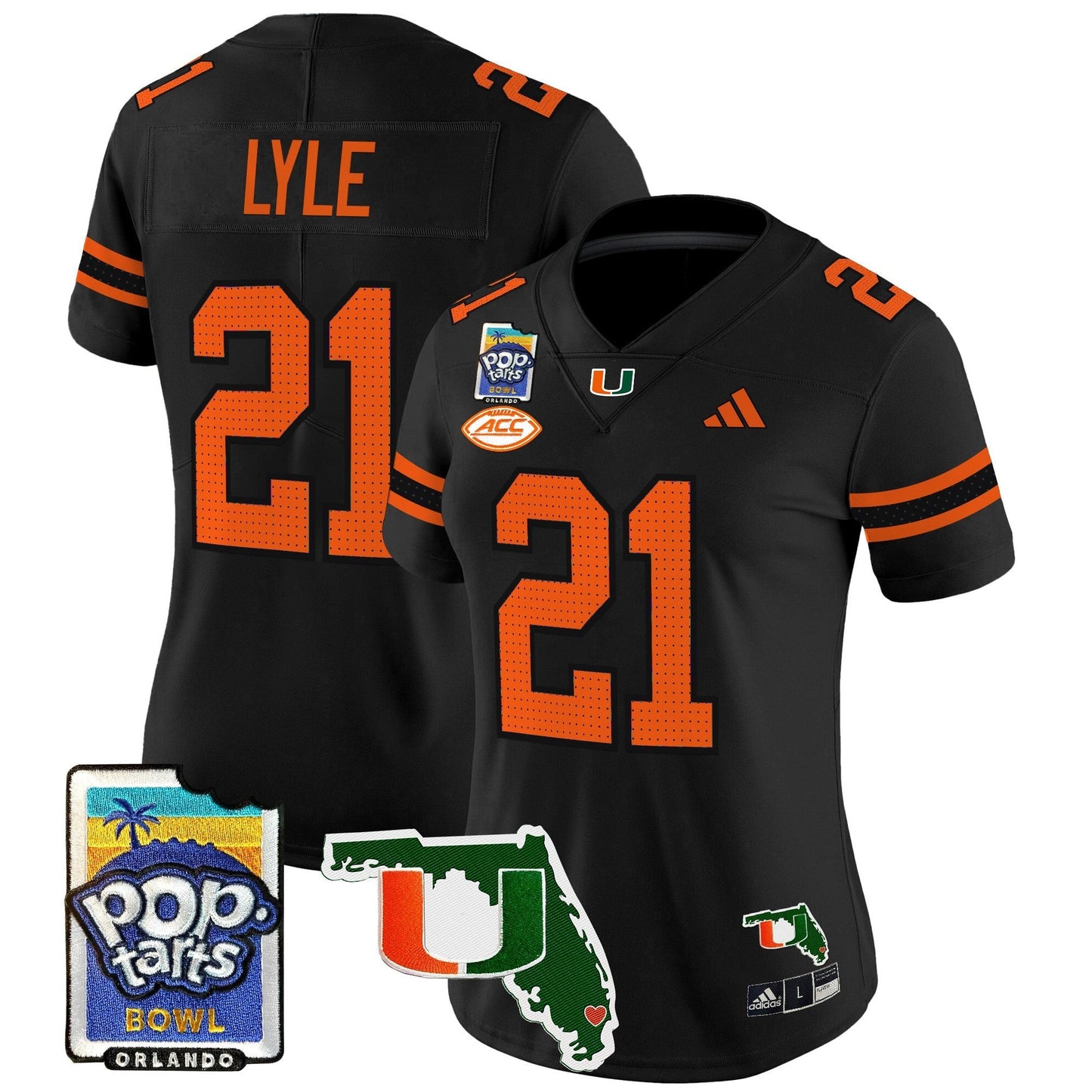 Women's MIA 2025 PopTarts Bowl Patch Vapor Limited Jersey - All Stitched