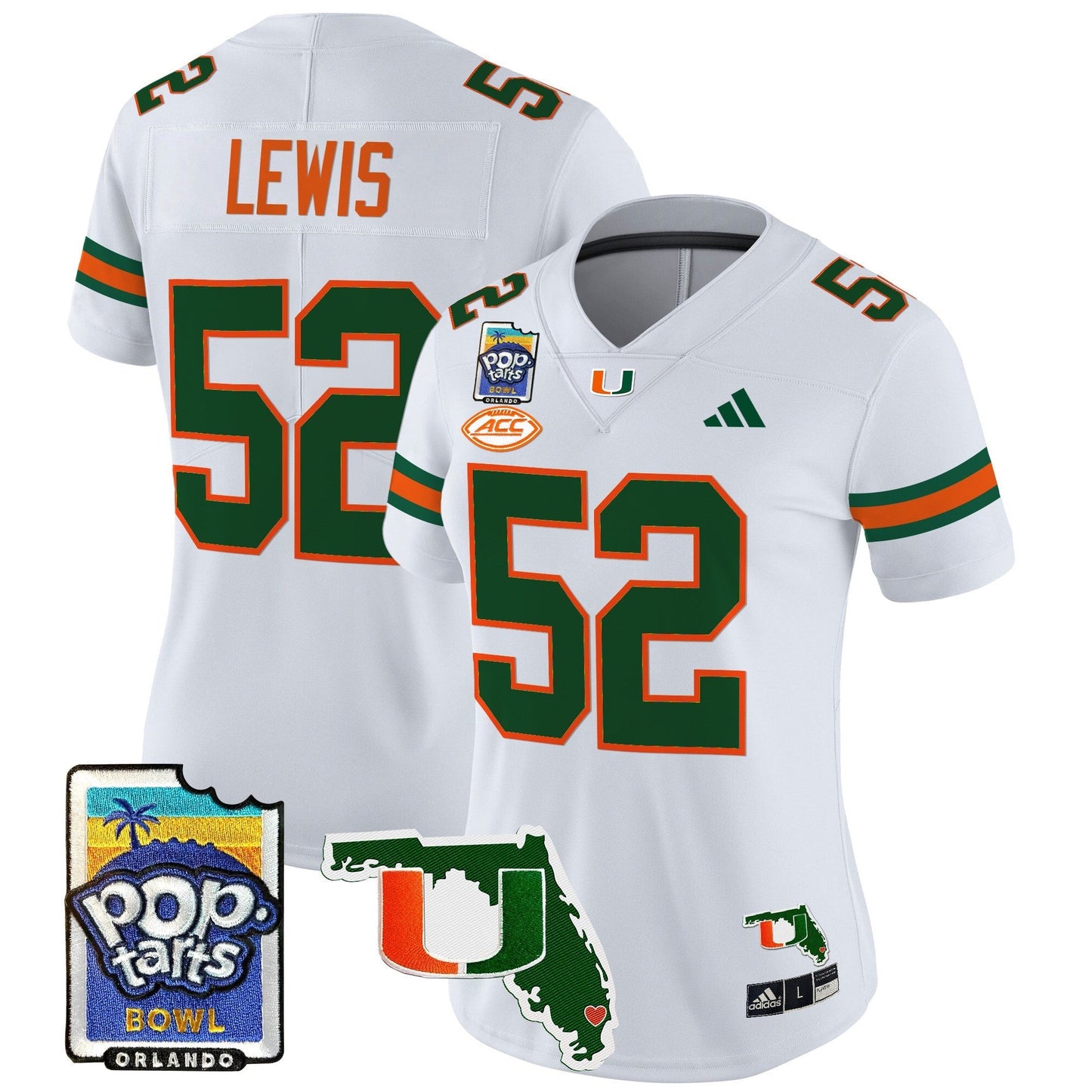 Women's MIA 2025 PopTarts Bowl Patch Vapor Limited Jersey - All Stitched
