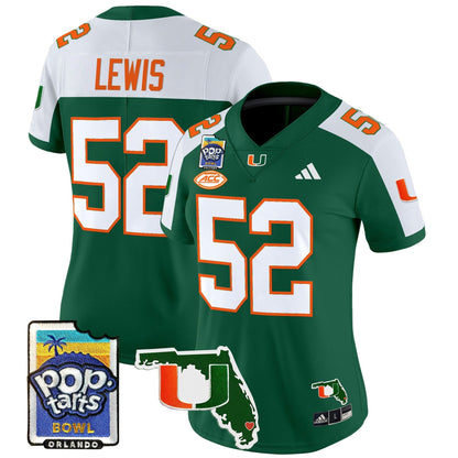 Women's MIA 2025 PopTarts Bowl Patch Vapor Limited Jersey - All Stitched