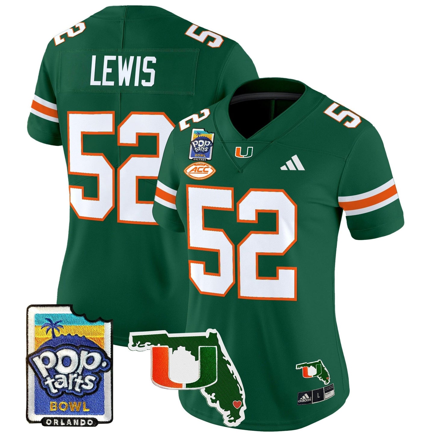 Women's MIA 2025 PopTarts Bowl Patch Vapor Limited Jersey - All Stitched