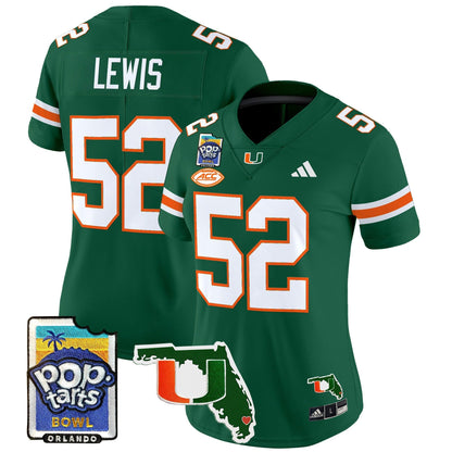 Women's MIA 2025 PopTarts Bowl Patch Vapor Limited Jersey - All Stitched