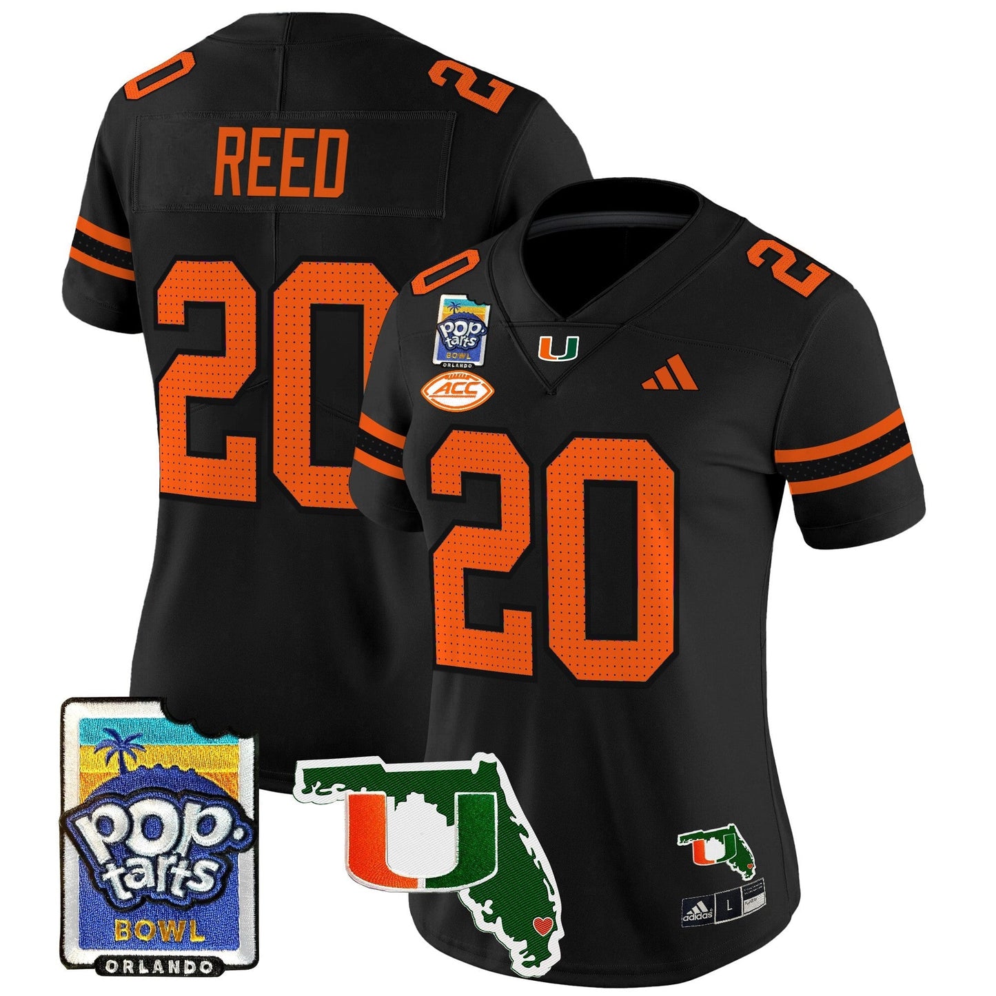 Women's MIA 2025 PopTarts Bowl Patch Vapor Limited Jersey - All Stitched