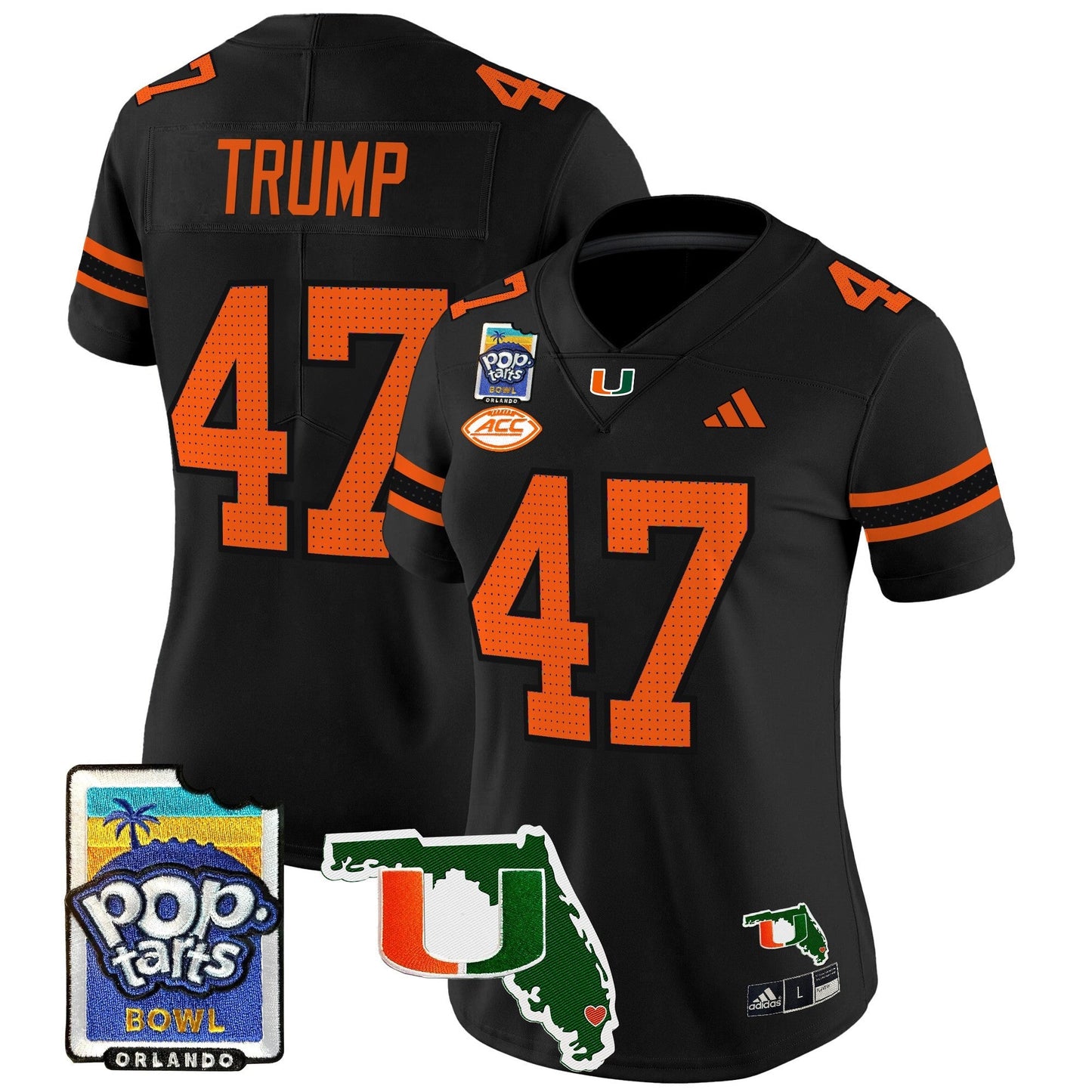 Women's MIA 2025 PopTarts Bowl Patch Vapor Limited Jersey - All Stitched