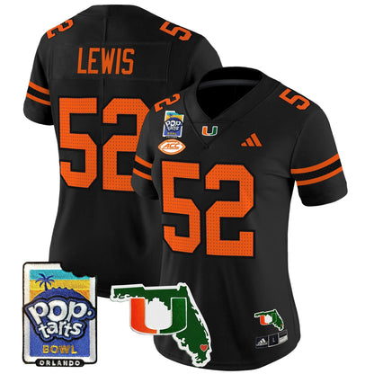 Women's MIA 2025 PopTarts Bowl Patch Vapor Limited Jersey - All Stitched