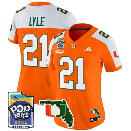 Women's MIA 2025 PopTarts Bowl Patch Vapor Limited Jersey - All Stitched