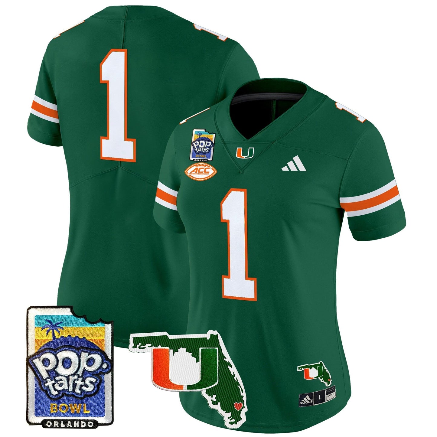 Women's MIA 2025 PopTarts Bowl Patch Vapor Limited Jersey - All Stitched