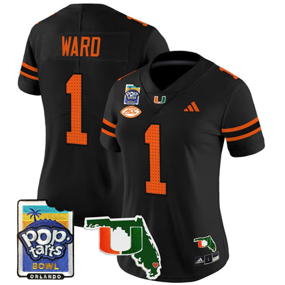 Women's MIA 2025 PopTarts Bowl Patch Vapor Limited Jersey - All Stitched