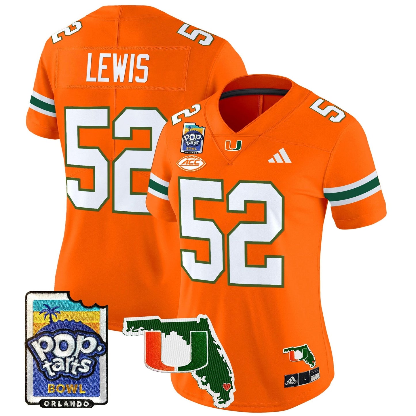 Women's MIA 2025 PopTarts Bowl Patch Vapor Limited Jersey - All Stitched