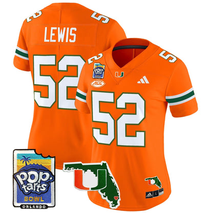 Women's MIA 2025 PopTarts Bowl Patch Vapor Limited Jersey - All Stitched