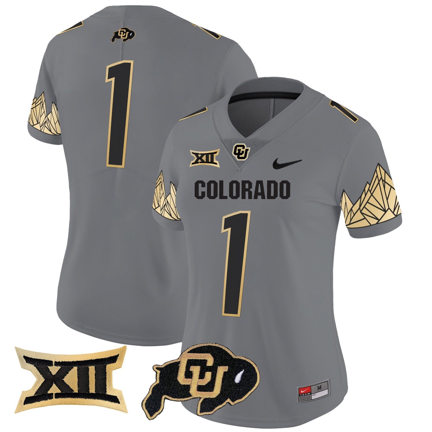 Women's CU Vapor Limited Jersey V4 - Big 12 XII Patch - All Stitched