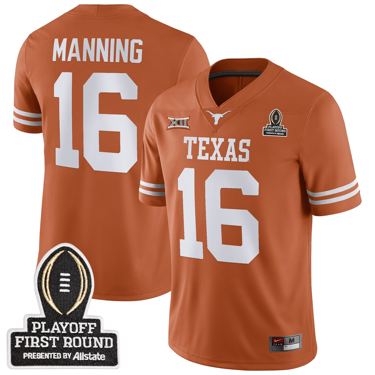 TEX Football 24/25 Jersey - CFP First Round Patch