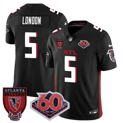 Men's Atlanta Falcons 60th Season Vapor Limited Jersey - All Stitched