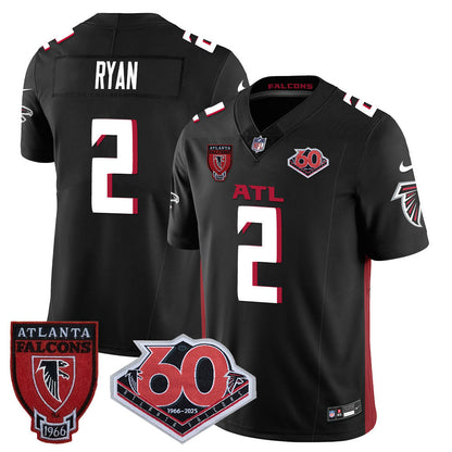 Men's Atlanta Falcons 60th Season Vapor Limited Jersey - All Stitched