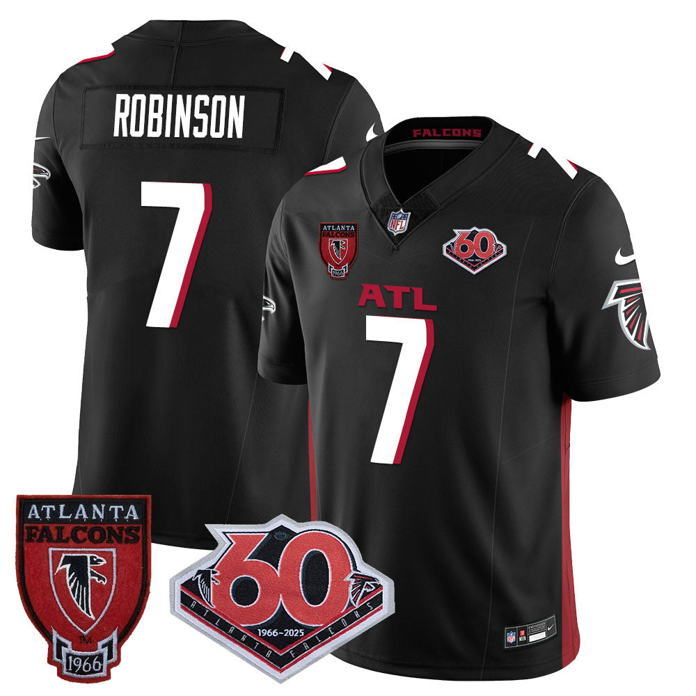 Men's Atlanta Falcons 60th Season Vapor Limited Jersey - All Stitched