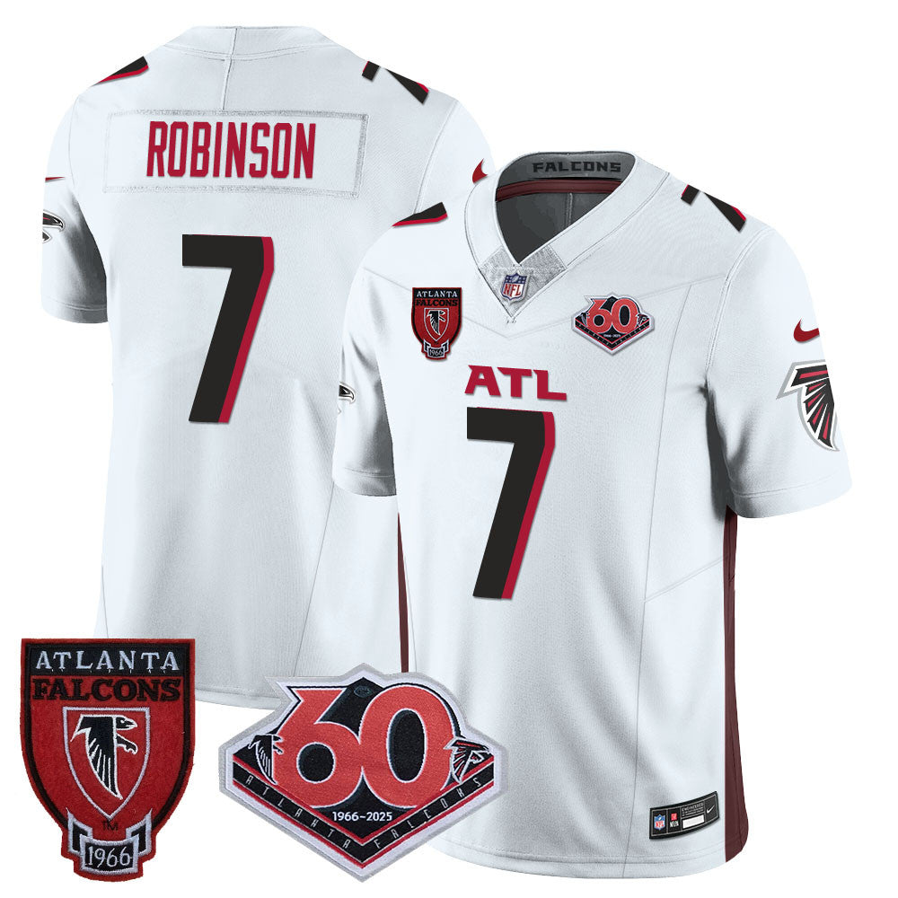 Men's Atlanta Falcons 60th Season Vapor Limited Jersey - All Stitched
