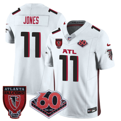 Men's Atlanta Falcons 60th Season Vapor Limited Jersey - All Stitched