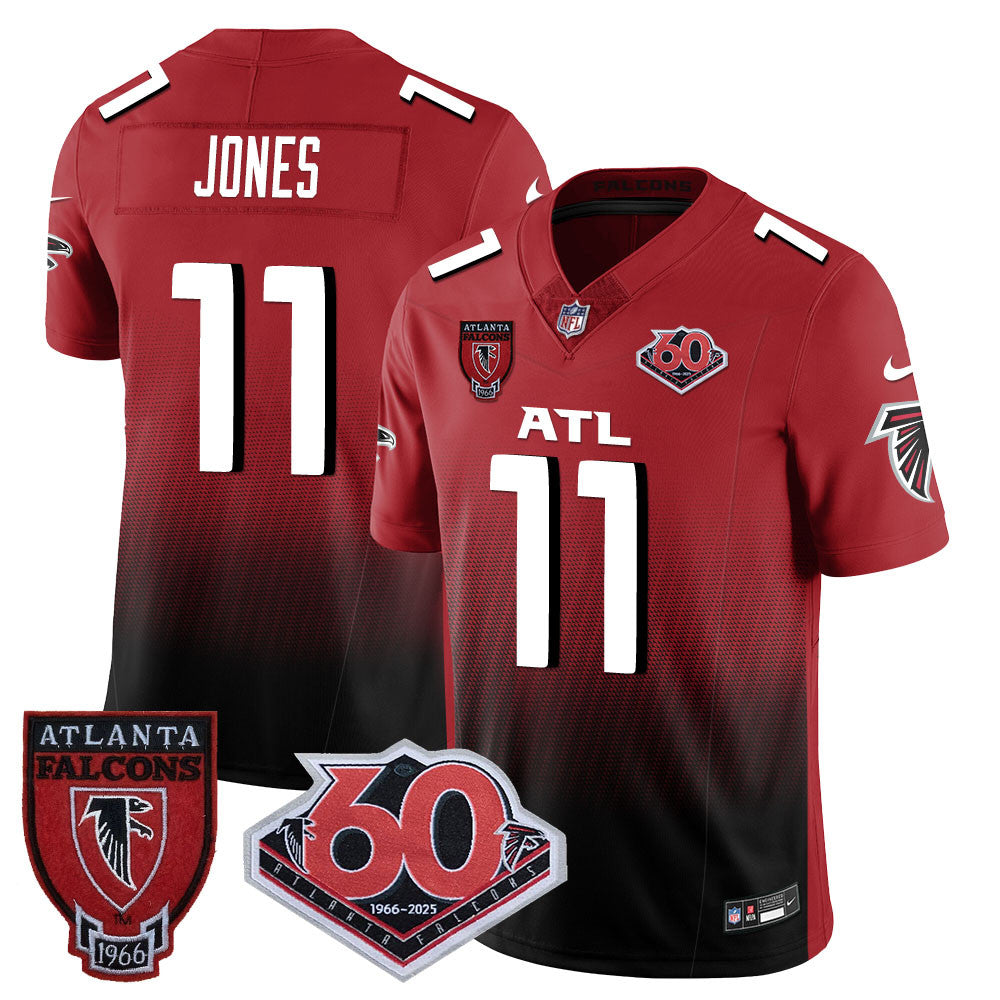 Men's Atlanta Falcons 60th Season Vapor Limited Jersey - All Stitched