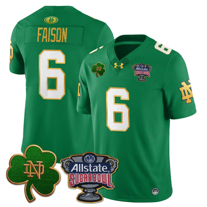 ND Allstate Sugar Bowl Jersey - All Stitched