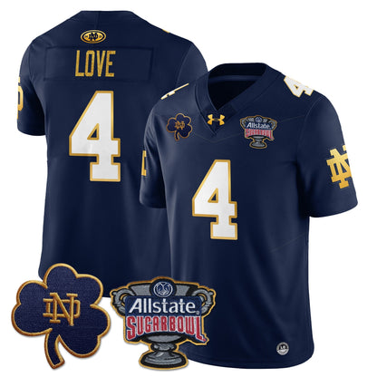 ND Allstate Sugar Bowl Jersey - All Stitched
