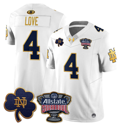 ND Allstate Sugar Bowl Jersey - All Stitched