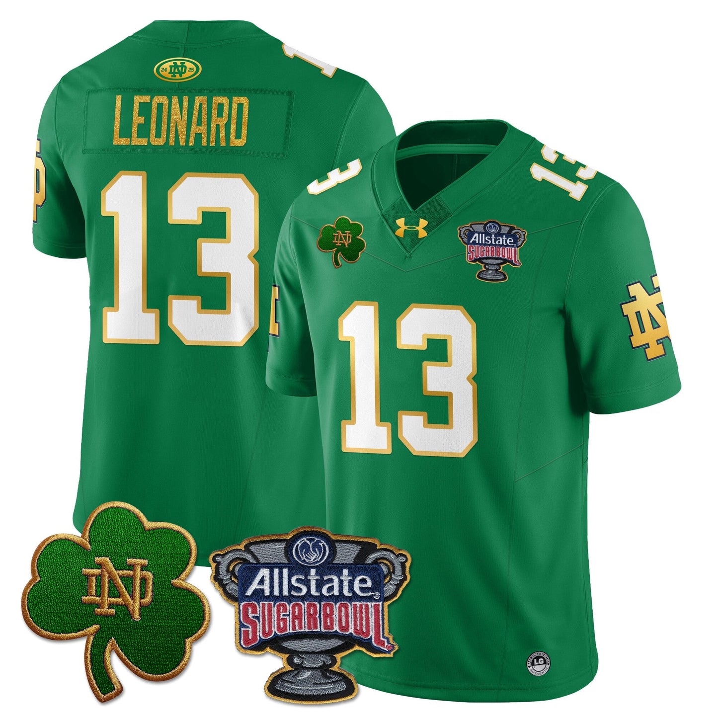 ND Allstate Sugar Bowl Jersey - All Stitched
