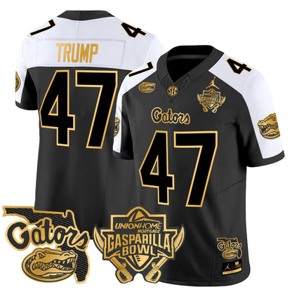 UF 2024 Gasparilla Bowl Patch Gold Vapor Limited Jersey - All Stitched