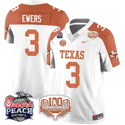 TEX 2024 Chick-fil-A Peach Bowl Jersey - All Stitched
