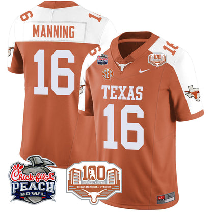 TEX 2024 Chick-fil-A Peach Bowl Jersey - All Stitched